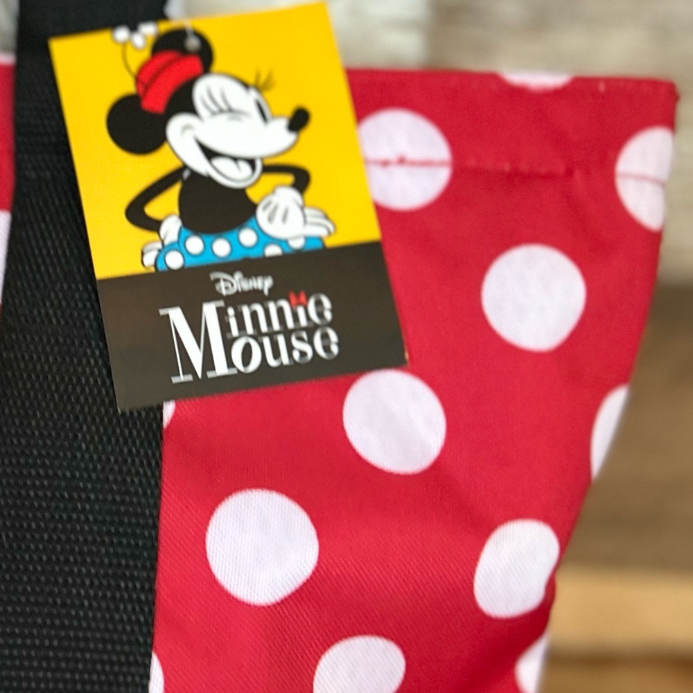 NWT- Disney Minnie Mouse Red Polka Dot Tote Bag - Picture 7 of 7
